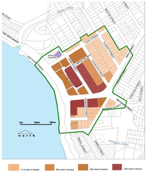 Lake Macqaurie council's proposed new building heights in Warners Bay