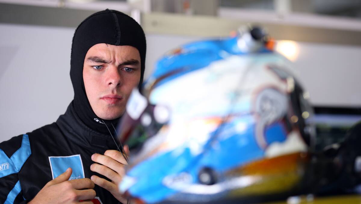  Scott McLaughlin driver of the #33 Valvoline Racing GRM Volvo prepares for practice for the Clipsal 500. Picture: Getty