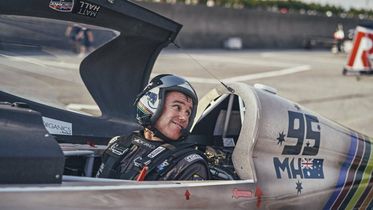 PACK LEADER: Matt Hall leads the Red Bull Air Race World Championship after back-to-back race victories in France and Japan. Picture: Red Bull Media