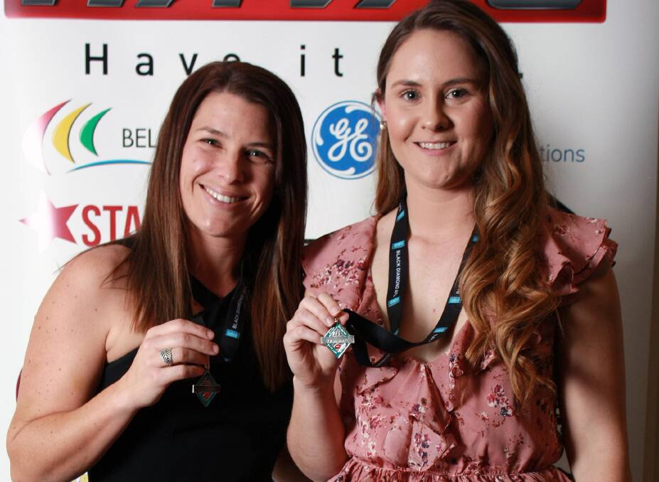 TOP GONG: Newcastle City's Ash Hayllar and Erin White shared the Best & Fairest honours for 2018.