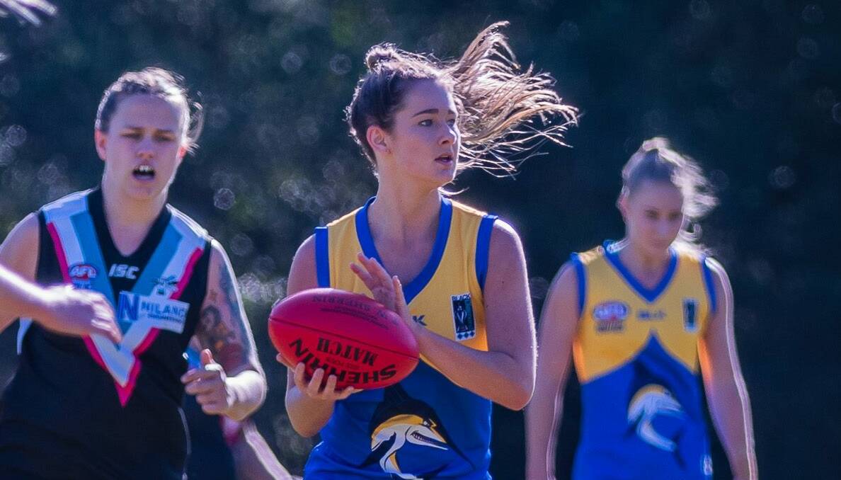 Marlins' strike weapon Kaitlyn Douglass was a casualty of the representative challenge last week, and has been ruled out for the remainder of the 2018 season. Nelson Bay's number 2 had slotted 29 majors in 15 games before her injury. Picture: Ken Hogan