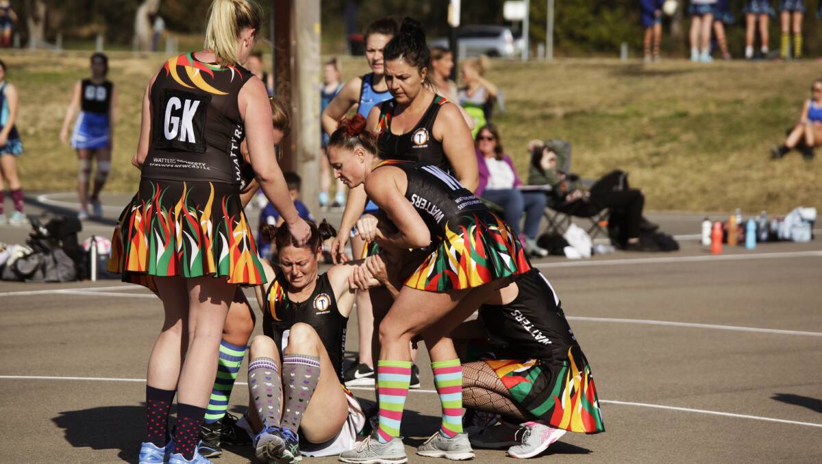 OUT FOR THE COUNT: Watters have been felled by injuries this season, and have been forced to forego finals as their playing numbers plummet. Picture: Kerrie Brady