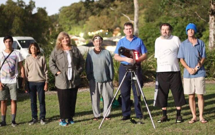 STAR-GAZERS: The Newcastle Astronomical Society meets once a month to look beyond the stars and watch space go by. Picture: supplied.
