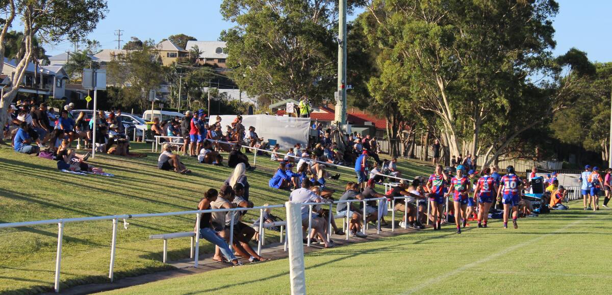 IMPRESSED: Head coach Josh Potapczyk said he was proud to see fans covering the hill at Dudley Oval for their opening match. Picture: Isaac McIntyre