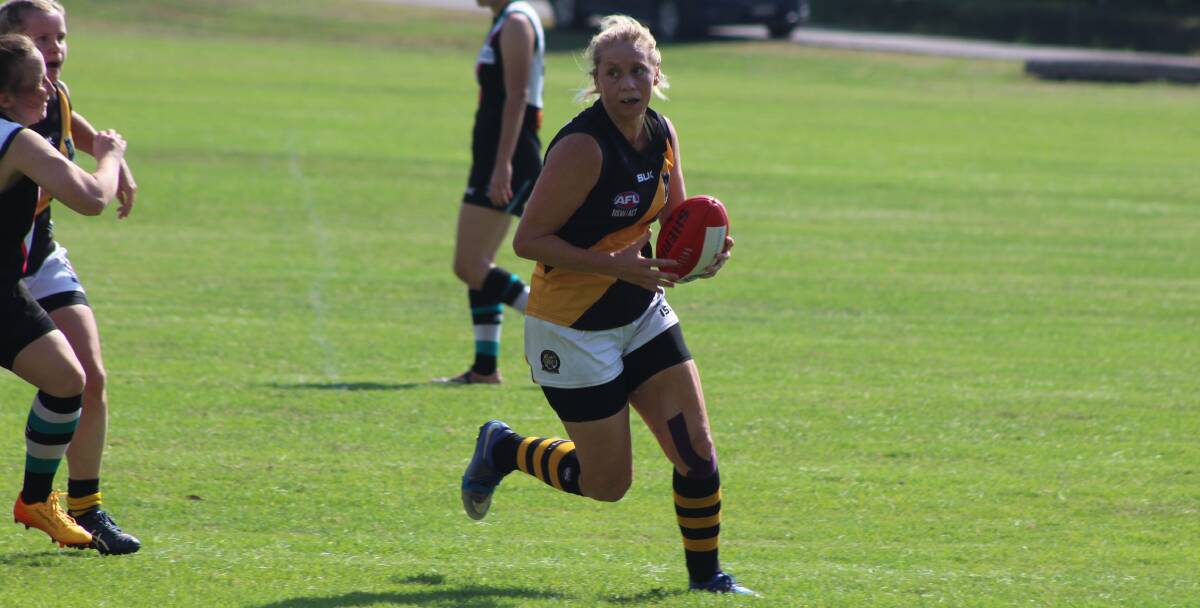 Gosford's Angela Jones claimed the top kicking gong for 2018 with 54 majors.