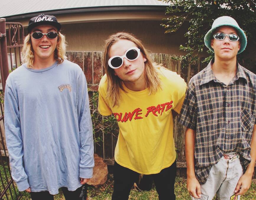 ON THE WAVES: Andrew and Nicholas Scott have combined with Lachlan Jackson to create Surf Trash, a three-piece band that "just felt right".
