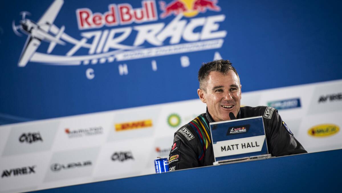 Novocastrian flying ace Matt Hall is enjoying the best start to an Air Race World Championship series since he joined the tour. Picture: Red Bull Media