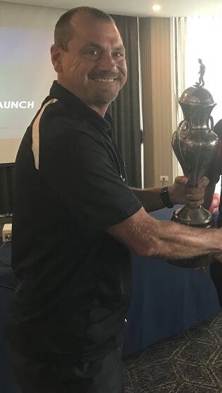 Wal Bembic with the Black Diamond Cup.