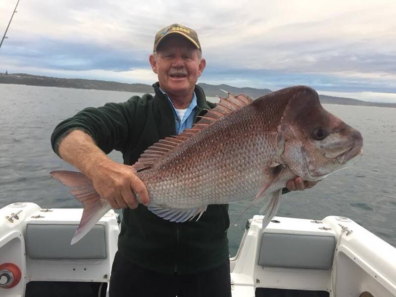 Picture of the Week: Keith "Poppa Smurf" Charman with 6.5 kilogram Snapper. Picture: supplied.