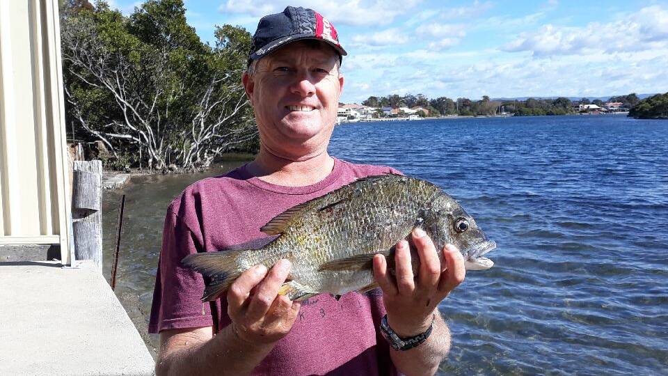Cameron Judd with nice bream from the channel.