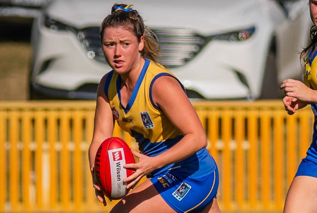 LEADING LADY: Nelson Bay captain Sophie Balcomb will be one of the players to watch on Saturday as the Marlins come up against the Newcastle City Stars. Picture: Ken Hogan