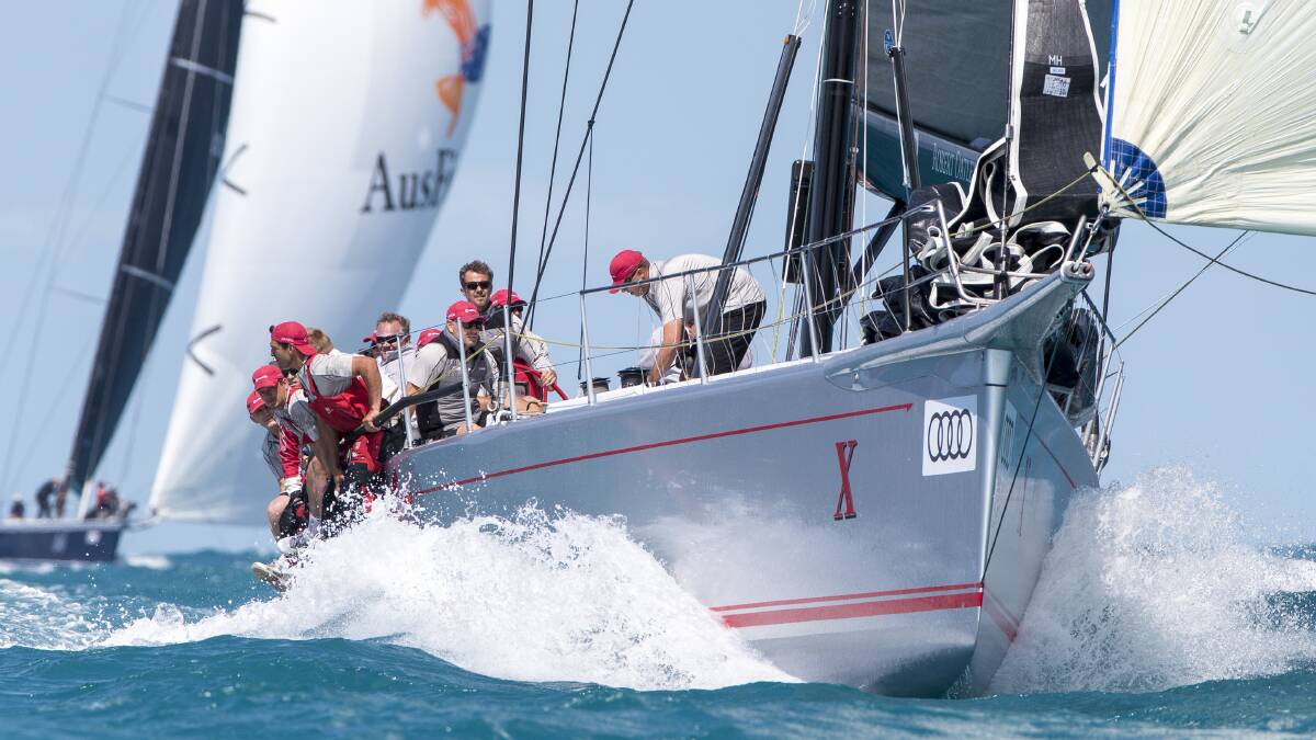 DOUBLE TROUBLE: Wild Oats X will do a double act with its supermaxi sistership Wild Oats XI in the Boxing Day classic.