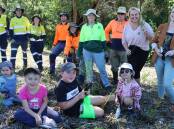 Lord mayor Nuatali Nelmes and Cr Elizabeth Adamczyk join City of Newcastle staff, Landcare volunteers and residents to plant native species at Northcott Park in Shortland. Picture supplied