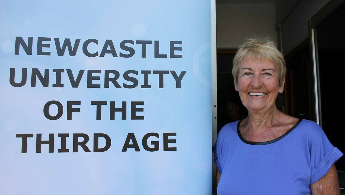KNOWLEDGE CENTRE: Newcastle U3A acting president Anne Hayter at the new premises.