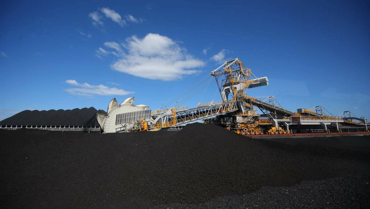 ANOTHER ON CARDS: A coal loader at Kooragang.