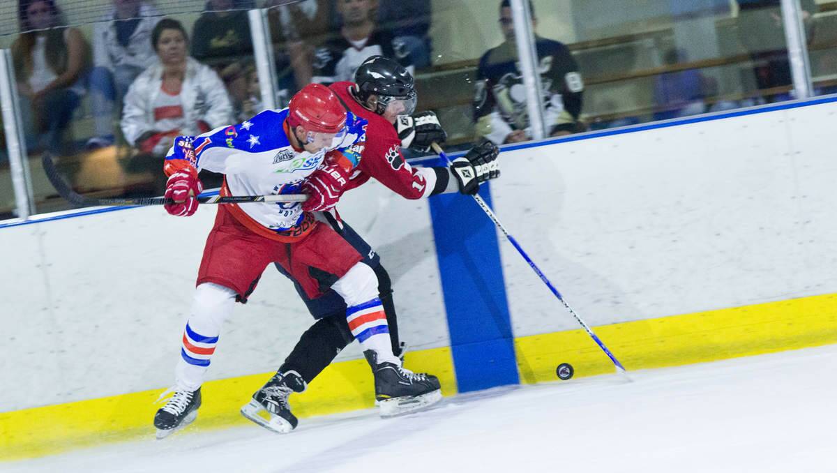 NORTH STARS: Tim Stanger and Jonatan Ruth on the boards. Picture Mark Bradford.