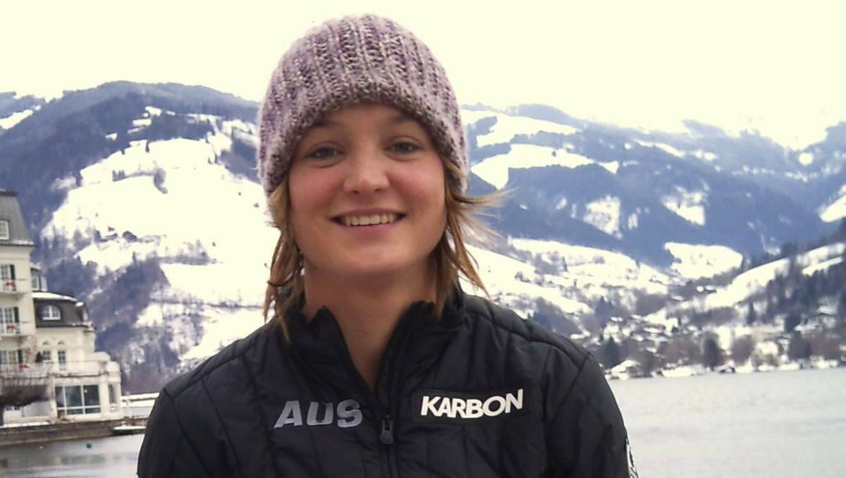 FLYING: Aerial skier Samantha Wells has been selected for the 2014 Sochi Winter Olympics Australian team.