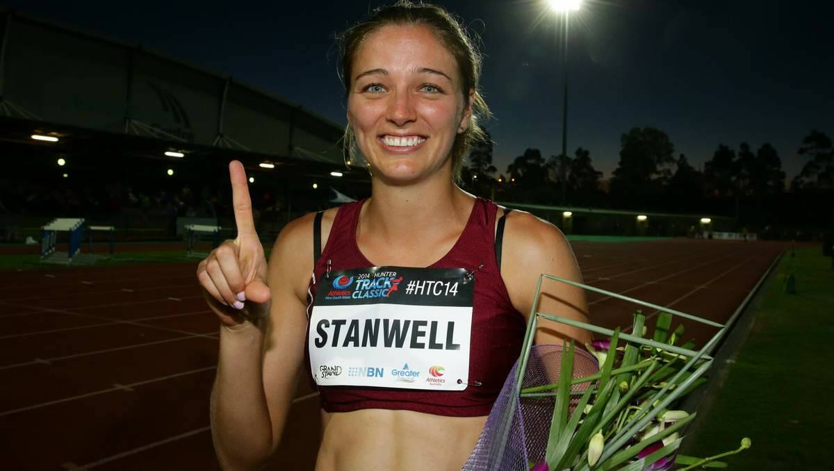 SCORCHING PERFORMANCE: Georgetown's Sophie Stanwell won the women's 200 metres at the Hunter Track Classic earlier this month.