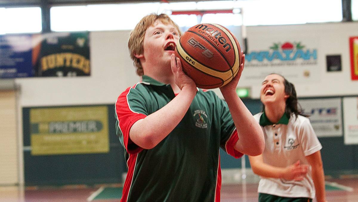 AIMING HIGH: Cooper Slavin-Gay and Claudia Jackson will represent NSW in basketball.